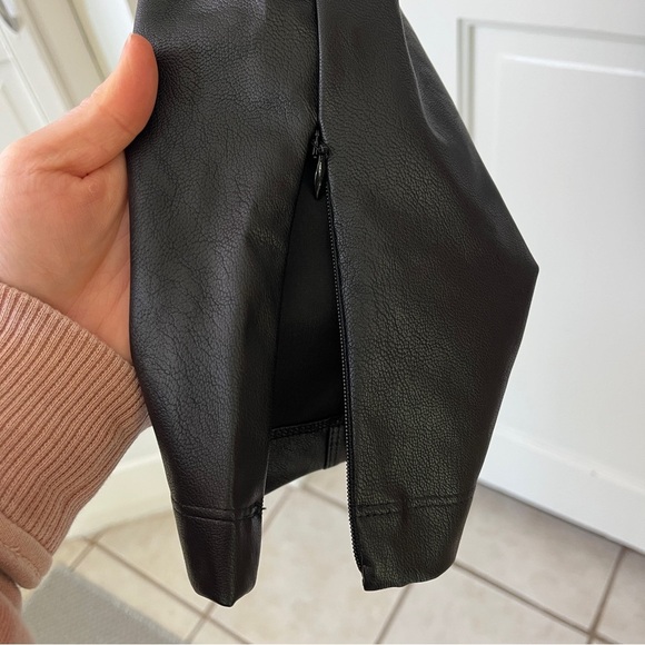 NWT Honeylove Vegan Faux Leather Leggings Shapewear | Black | M - Picture 8 of 14